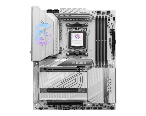 MSI MPG X870E EDGE TI WIFI | Processor family AMD | Processor socket AM5 | DDR5 | Supported hard disk drive interfaces SATA, M.2 MSI MPG X870E EDGE TI WIFI | Processor family AMD | Processor socket AM5 | DDR5 | Supported hard disk drive interfaces SATA, M.2