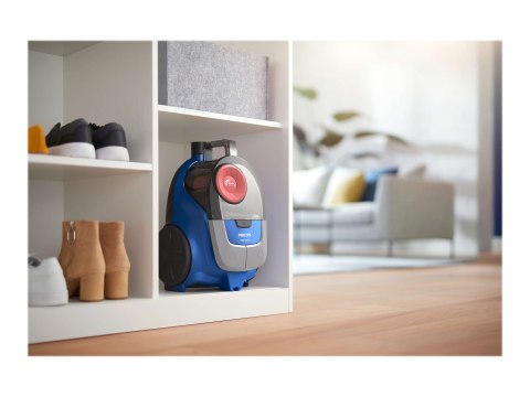 Odkurzacz Philips | XB2123/09 | Bezworkowy | Moc 850 W | Pojemność na kurz 1,3 l | Ciemnoniebieski/Brzoskwiniowy
