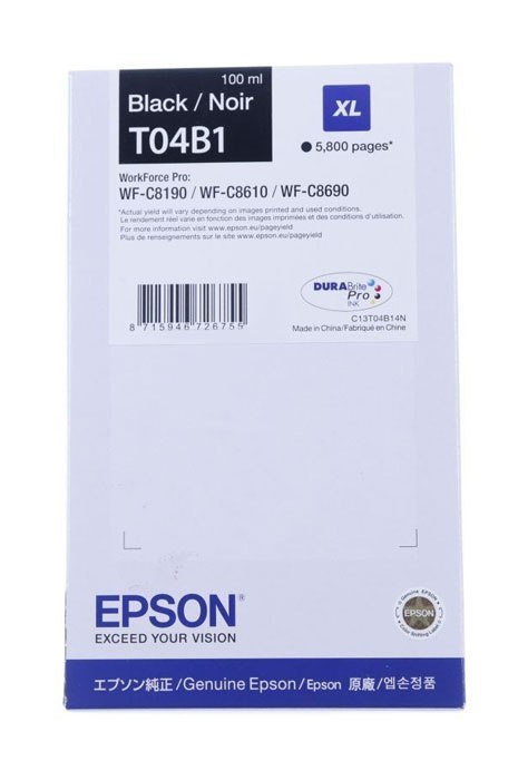 Oryginalny Tusz Black Epson T04B1 (C13T04B14N) Oryginalny Tusz Black Epson T04B1 (C13T04B14N)