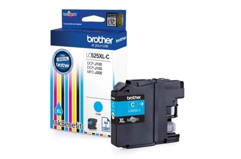 Oryginalny Tusz Cyan Brother LC-525XLC, LC525XLC Oryginalny Tusz Cyan Brother LC-525XLC, LC525XLC
