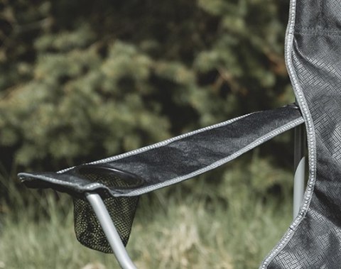 Outwell Spruce Arm Chair Ink Black Stylish Camping Chair, Black | Outwell