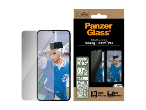 PanzerGlass Privacy Screen Protector Samsung Galaxy S25 Plus | Ultra-Wide Fit | PanzerGlass PanzerGlass Privacy Screen Protector Samsung Galaxy S25 Plus | Ultra-Wide Fit | PanzerGlass