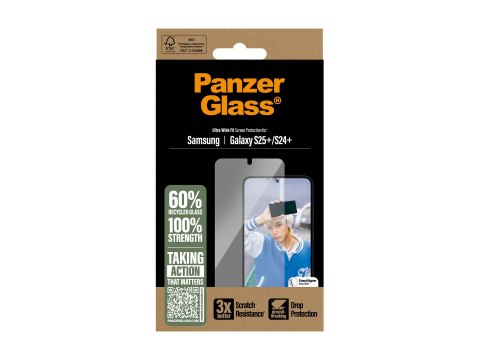 PanzerGlass Screen Protector Samsung Galaxy S25 Plus | Ultra-Wide Fit | PanzerGlass PanzerGlass Screen Protector Samsung Galaxy S25 Plus | Ultra-Wide Fit | PanzerGlass