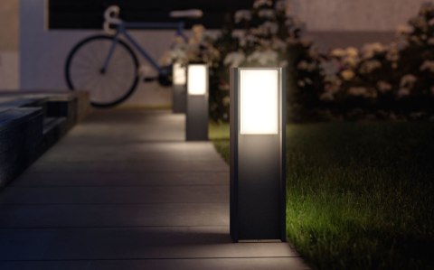 Philips Hue W Turaco Outdoor Pedestal Lantern | Philips Hue Philips Hue W Turaco Outdoor Pedestal Lantern | Philips Hue