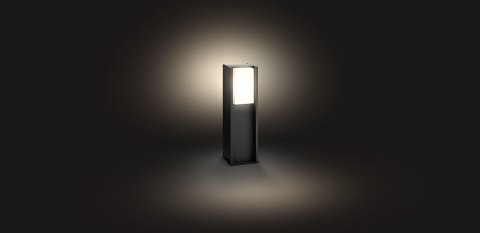 Philips Hue W Turaco Outdoor Pedestal Lantern | Philips Hue Philips Hue W Turaco Outdoor Pedestal Lantern | Philips Hue