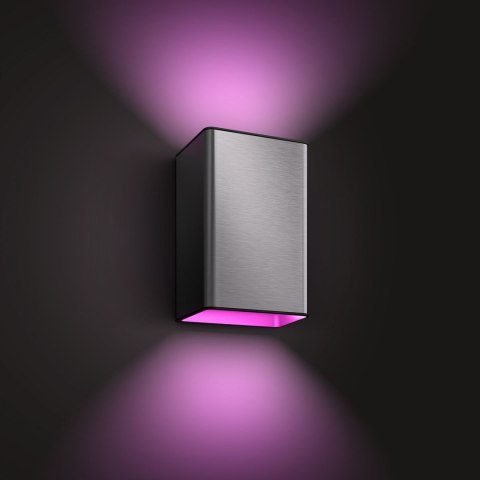 Philips Hue WCA Resonate Outdoor Wall Lantern, Inox | Philips Hue Philips Hue WCA Resonate Outdoor Wall Lantern, Inox | Philips Hue