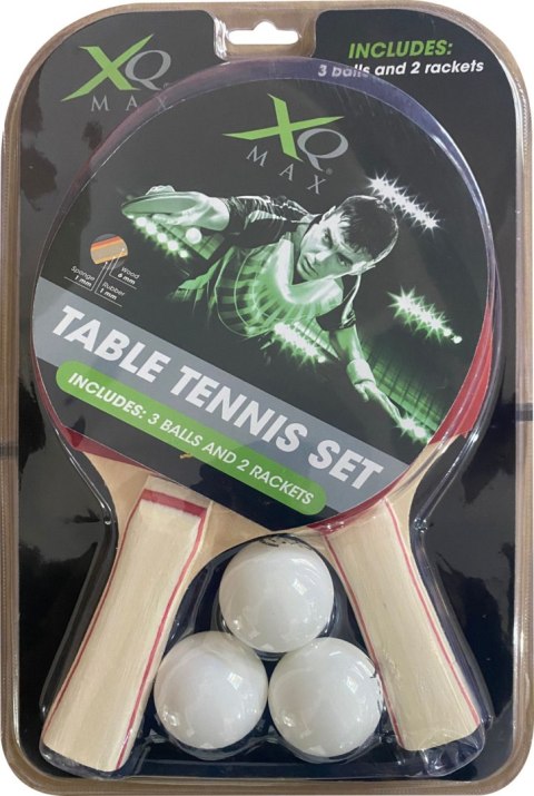 Pure2Improve | Table Tennis Set: 2x Bats, 3x Balls Pure2Improve | Table Tennis Set: 2x Bats, 3x Balls