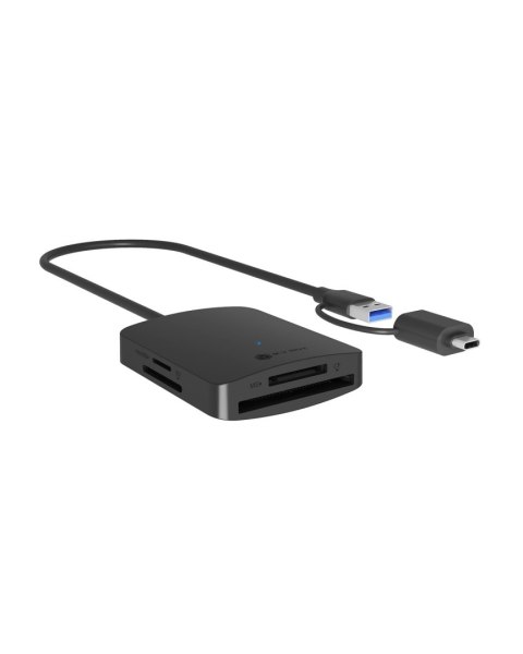 Raidsonic 4-in-1 Card Reader with USB 3.2 Gen 1 Type-A + Type-C | IB-CR302-CU3 Raidsonic 4-in-1 Card Reader with USB 3.2 Gen 1 Type-A + Type-C | IB-CR302-CU3