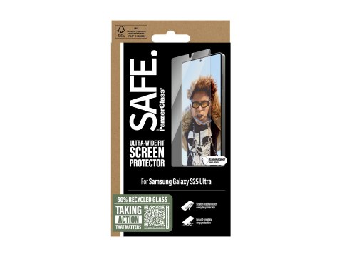 SAFE by PanzerGlass Screen Protector Samsung Galaxy S25 Ultra | Ultra-Wide Fit w Aligner | PanzerGlass SAFE by PanzerGlass Screen Protector Samsung Galaxy S25 Ultra | Ultra-Wide Fit w Aligner | PanzerGlass