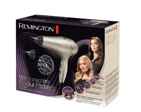 Suszarka do włosów Remington Advanced Color Protect | AC8605 | 2300 W | Liczba ustawień temperatury 3 | Funkcja jonizacji | Dysz Suszarka do włosów Remington Advanced Color Protect | AC8605 | 2300 W | Liczba ustawień temperatury 3 | Funkcja jonizacji | Dysz