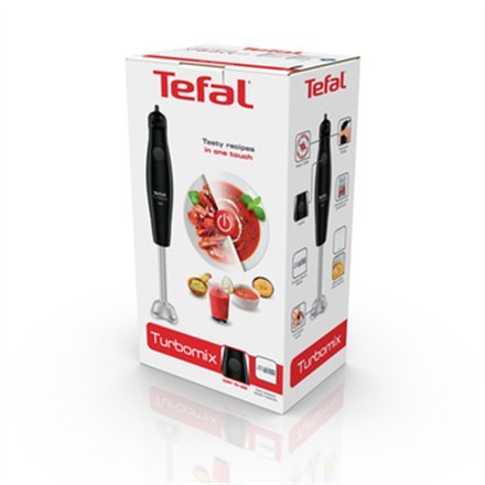 TEFAL | Blender | Turbomix HB1218 | Hand Blender | 350 W | Number of speeds Variable | Black TEFAL | Blender | Turbomix HB1218 | Hand Blender | 350 W | Number of speeds Variable | Black