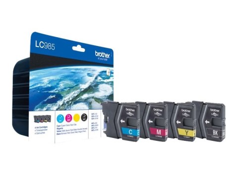 TIN Brother Tinte LC-985 Value Pack (BK/C/M/Y) | Brother TIN Brother Tinte LC-985 Value Pack (BK/C/M/Y) | Brother