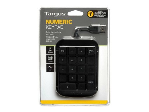 Targus Numeric Keypad USB Wired, Black | Targus