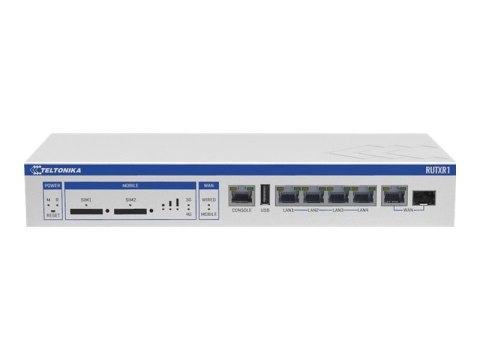 Teltonika RUTXR LTE Router Teltonika Enterprise Rack-Mountable SFP/LTE Router RUTXR1 802.11ac 867 Mbit/s 10/100/1000 Mbit/s Ethe Teltonika RUTXR LTE Router Teltonika Enterprise Rack-Mountable SFP/LTE Router RUTXR1 802.11ac 867 Mbit/s 10/100/1000 Mbit/s Ethe