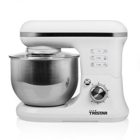 Tristar Kitchen Machine | MX-4817 | 1200 W | Number of speeds 6 | Bowl capacity 5 L | White Tristar Kitchen Machine | MX-4817 | 1200 W | Number of speeds 6 | Bowl capacity 5 L | White