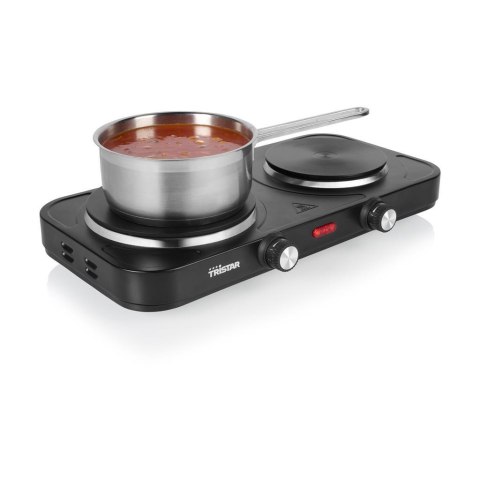Tristar Table Hob | KP-6152 | Number of burners/cooking zones 2 | Black | Electric Tristar Table Hob | KP-6152 | Number of burners/cooking zones 2 | Black | Electric