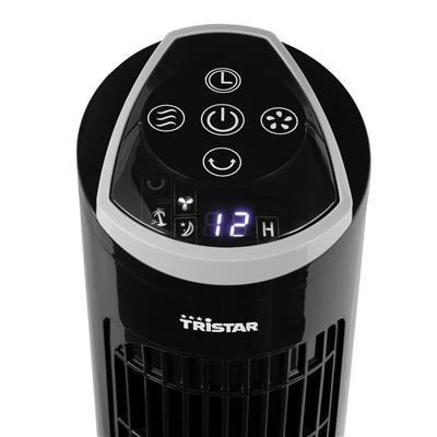 Tristar VE-5865 Tower Fan Number of speeds 3 40 W Oscillation Diameter 24 cm Black Tristar VE-5865 Tower Fan Number of speeds 3 40 W Oscillation Diameter 24 cm Black