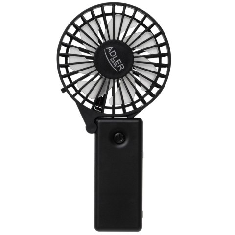 Adler Foldable mini fan | AD 7336 | Desk fan | Black | Diameter 6.5 cm | Number of speeds 1 Adler Foldable mini fan | AD 7336 | Desk fan | Black | Diameter 6.5 cm | Number of speeds 1