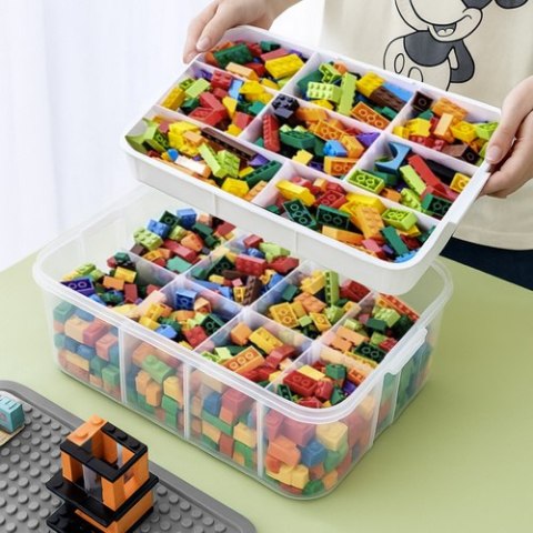 Pudełko na klocki- 4 poziomy Kruzzel 25758