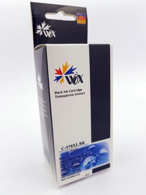 Tusz Wox Black CANON PGI-570PGBKXL zamiennik PGI570PGBKXL Tusz Wox Black CANON PGI-570PGBKXL zamiennik PGI570PGBKXL
