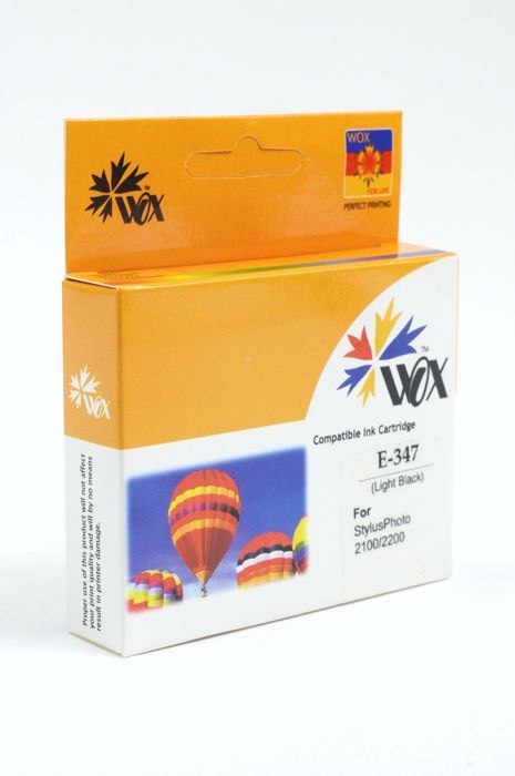 Tusz Wox Light Black EPSON T0347 zamiennik C13T03474010 (C13T03474010) Tusz Wox Light Black EPSON T0347 zamiennik C13T03474010 (C13T03474010)