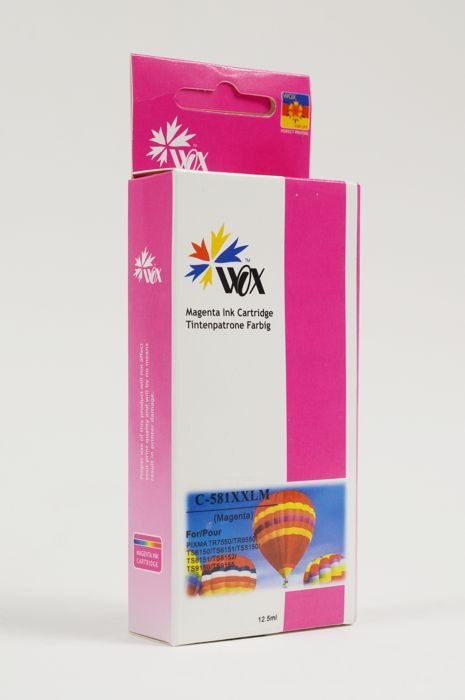 Tusz Wox Magenta CANON CLI581M XXL zamiennik CLI-581M XXL (1996C001) Tusz Wox Magenta CANON CLI581M XXL zamiennik CLI-581M XXL (1996C001)