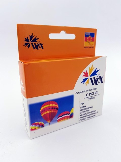 Tusz Wox Yellow Canon PGI 9Y z chipem zamiennik PGI-9Y Tusz Wox Yellow Canon PGI 9Y z chipem zamiennik PGI-9Y
