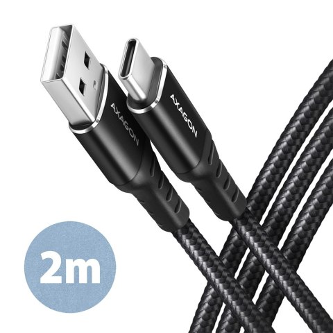 AXAGON Data and charging cable, 2 m | BUCM-AM20AB | USB Type-C to USB Type-A AXAGON Data and charging cable, 2 m | BUCM-AM20AB | USB Type-C to USB Type-A