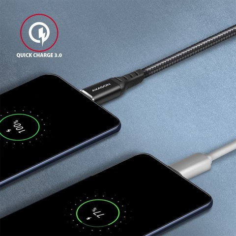 AXAGON Data and charging cable, 2 m | BUCM-AM20AB | USB Type-C to USB Type-A AXAGON Data and charging cable, 2 m | BUCM-AM20AB | USB Type-C to USB Type-A