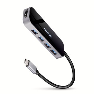 AXAGON SuperSpeed USB-C Combo 6in1 Hub | HMC-6H4A