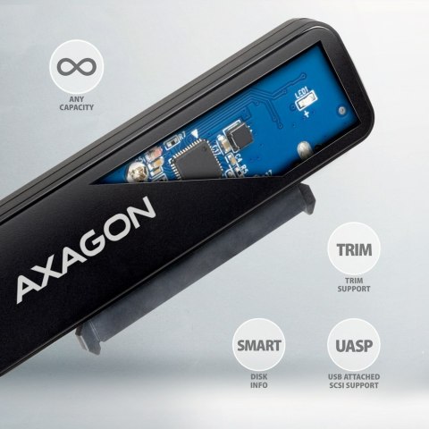 AXAGON USB-C 5Gbps - SATA 6G, 2.5" SSD/HDD SLIM Adapter | ADSA-FP2C AXAGON USB-C 5Gbps - SATA 6G, 2.5" SSD/HDD SLIM Adapter | ADSA-FP2C