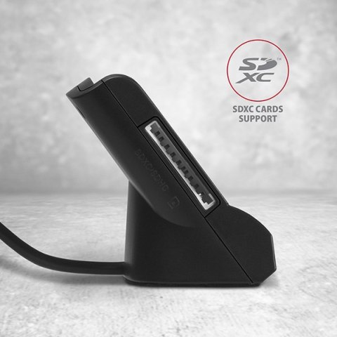 AXAGON Universal desktop USB contact Smart/ID and SD/microSD/SIM card reader | CRE-SM2