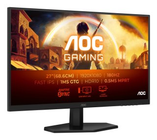 AOC 27G42E | 27 " | IPS | FHD | 16:9 | 180 Hz | 1 ms | 1920 x 1080 pixels | 300 cd/m² | HDMI ports quantity 1 | Black