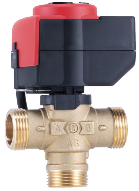 Barberi Three-way flow distribution valve DN 25 with e-drive Barberi Three-way flow distribution valve DN 25 with e-drive