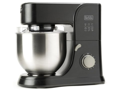 Black & Decker | Kitchen Machine | ES9130080B | 1000 W | Number of speeds 8 | Bowl capacity 5.2 L | Black Black & Decker | Kitchen Machine | ES9130080B | 1000 W | Number of speeds 8 | Bowl capacity 5.2 L | Black