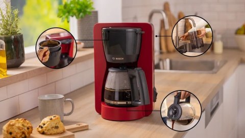Bosch Coffee Maker | TKA2M114 MyMoment | Drip | 1200 W | Red Bosch Coffee Maker | TKA2M114 MyMoment | Drip | 1200 W | Red