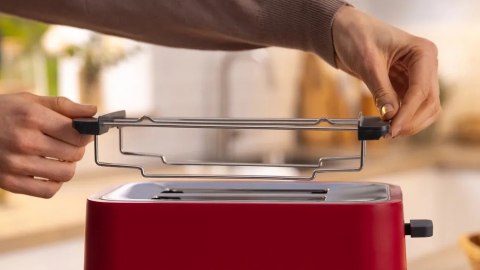 Bosch Compact Toaster | TAT3M124 MyMoment | Number of slots 2 | Housing material Plastic | Red