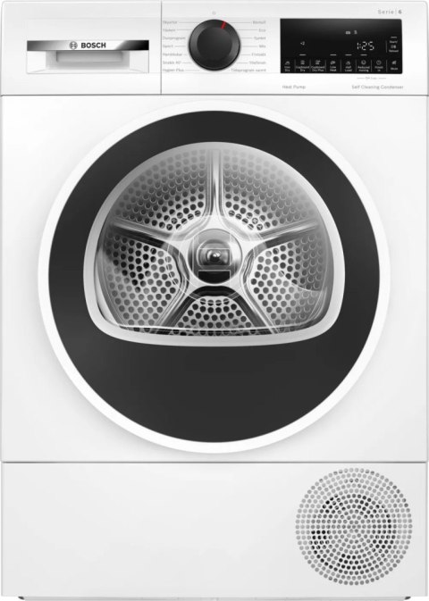 Bosch Dryer Machine with Heat Pump | WQG2450ISN | Energy efficiency class A++ | Front loading | 9 kg | LCD | Depth 61.3 cm | Whi Bosch Dryer Machine with Heat Pump | WQG2450ISN | Energy efficiency class A++ | Front loading | 9 kg | LCD | Depth 61.3 cm | Whi