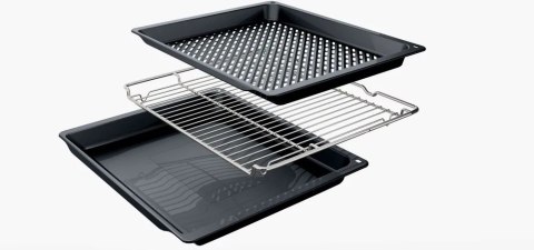 Bosch Oven | HBA272BB3 | 71 L | Electric | Pyrolysis/Hydrolytic | Touch control | Height 59.5 cm | Width 59.4 cm | Black