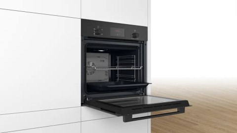 Bosch Oven | HBF133BA1 | 66 L | Electric | EcoClean | Knobs | Height 59.5 cm | Width 59.4 cm | Black Bosch Oven | HBF133BA1 | 66 L | Electric | EcoClean | Knobs | Height 59.5 cm | Width 59.4 cm | Black