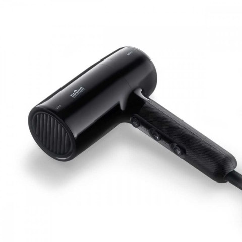 Braun Hair dryer | BRHD225E | 2200 W | Number of temperature settings 3 | Ionic function | Diffuser nozzle | Black Braun Hair dryer | BRHD225E | 2200 W | Number of temperature settings 3 | Ionic function | Diffuser nozzle | Black