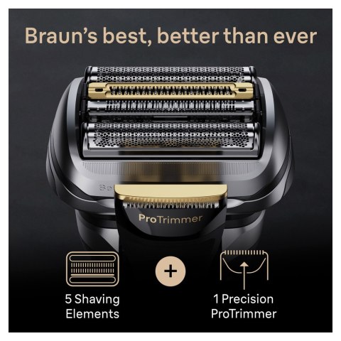 Braun | Shaver | 9515S Series 9 Pro+ | Operating time (max) 60 min | Wet & Dry | Lithium Ion Braun | Shaver | 9515S Series 9 Pro+ | Operating time (max) 60 min | Wet & Dry | Lithium Ion