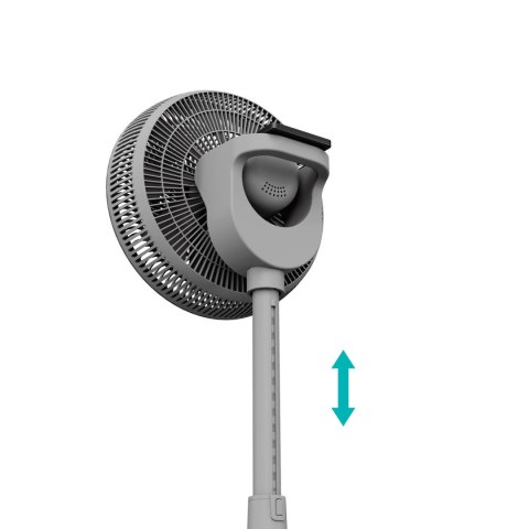 Duux | Fan | Whisper 2 | Stand Fan | Gray | Diameter 34 cm | Number of speeds 26 | Oscillation | 1.6-19 W | Remote control