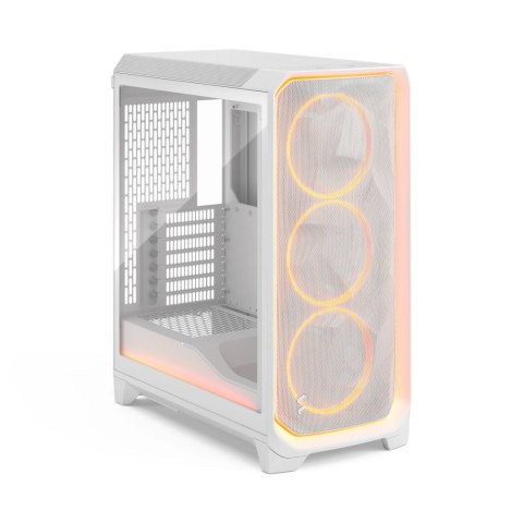 Fractal Design Meshify 3 | Ambience Pro RGB White TG Clear Tint | ATX | Power supply included No