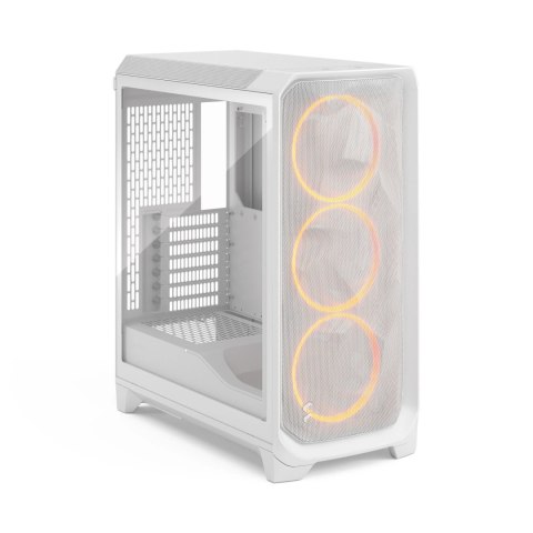 Fractal Design Meshify 3 | White RGB TG Clear Tint | Mid-Tower | Power supply included No | ATX Fractal Design Meshify 3 | White RGB TG Clear Tint | Mid-Tower | Power supply included No | ATX