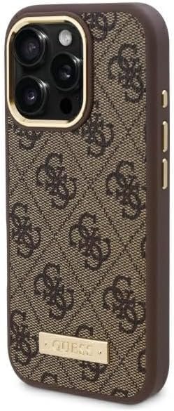 GUESS | GUHMP16LU4GPRW | Case | iPhone 16 Pro | Apple | Thermoplastic/Polyurethane | Brown GUESS | GUHMP16LU4GPRW | Case | iPhone 16 Pro | Apple | Thermoplastic/Polyurethane | Brown