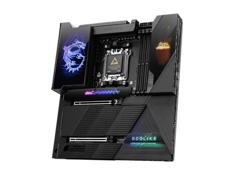 MSI MEG X870E GODLIKE | Processor family AMD | Processor socket AM5 | Supported hard disk drive interfaces SATA, M.2 | Number of MSI MEG X870E GODLIKE | Processor family AMD | Processor socket AM5 | Supported hard disk drive interfaces SATA, M.2 | Number of
