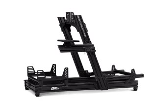 Next Level Racing | Aluminum | Racing Simulator Cockpit | GTElite Front and Side Mount Edition | Black