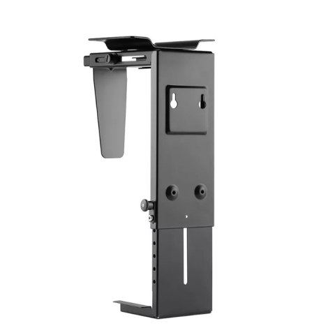 Neomounts NM-CPU100BLACK CPU/PC holder - max 10 kg - 360° rotatable - h 30-53 cm - w 9-20 cm - universal - black Neomounts NM-CPU100BLACK CPU/PC holder - max 10 kg - 360° rotatable - h 30-53 cm - w 9-20 cm - universal - black
