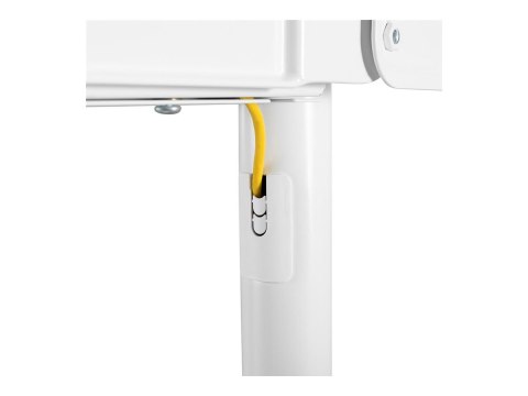 Neomounts NS-M1250WHITE TV trolley - 37-70" - max 70 kg - VESA 200x200-600x400 - 90° rotatable - incl. hardware shelf - white